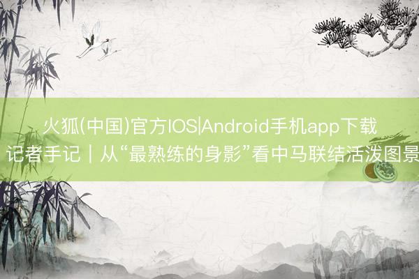 火狐(中国)官方IOS|Android手机app下载 记者手记｜从“最熟练的身影”看中马联结活泼图景